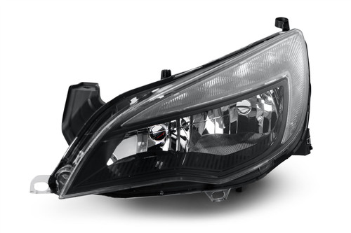 Headlight left black LED DRL Vauxhall Astra J 13-15