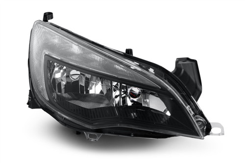 Headlight right black LED DRL Vauxhall Astra J 13-15