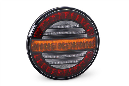 Rear light LED hamburger with dynamic indicator universal