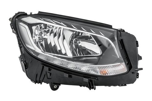 Headlight right halogen LED DRL Mercedes Benz GLC 15-18