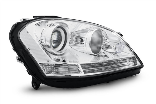 Headlight right chrome halogen Mercedes Benz M Class 05-08