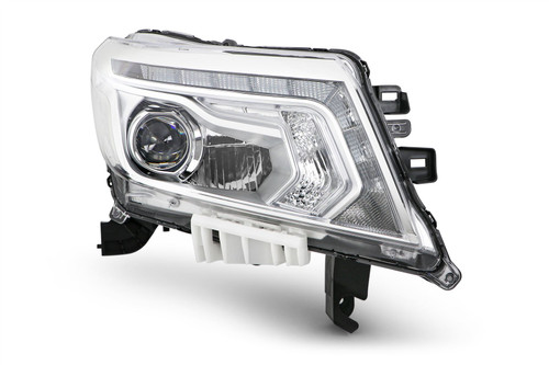 Headlight right chrome LED Nissan Navara 15-