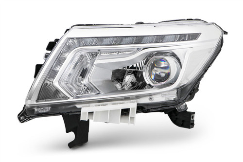 Headlight left chrome LED Nissan Navara 15-