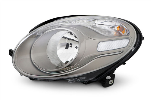 Headlight left black halogen Fiat 500L 17- 