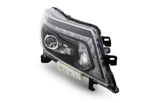 Headlight right black LED Nissan Navara 15-