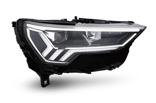 Headlight right LED adaptive Audi Q3 19-