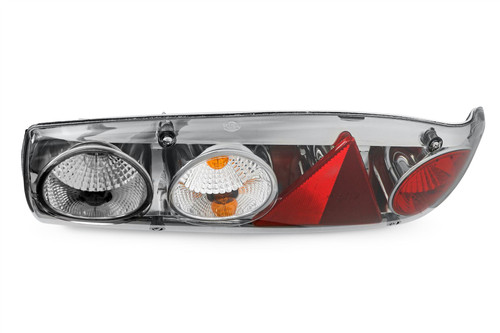 Rear light right smoked grey with reverse triangular reflector Caravan Caraluna II