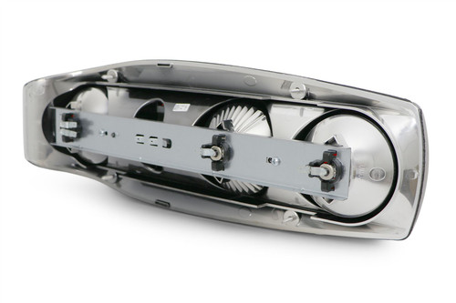 Rear light right smoked grey with reverse triangular reflector Caravan Caraluna II