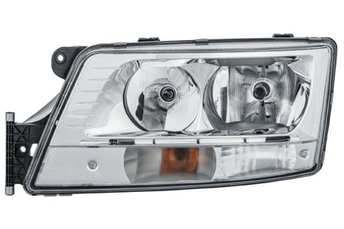 Headlight left chrome LED DRL MAN TGS TGX