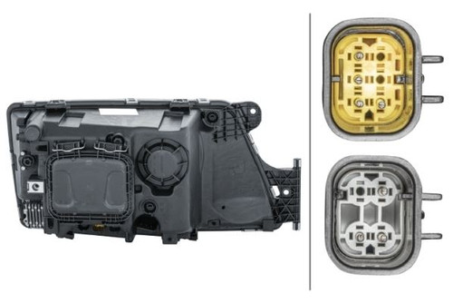 Headlight left chrome LED DRL MAN TGS TGX