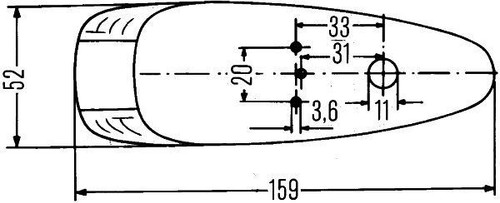Position Light Chrome Right O/S Left N/S Halogen R5W 24V 12V 