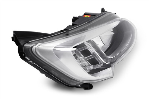 Headlight right chrome LED DRL Peugeot Boxer 14-