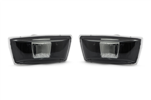 Side indicators set black Vauxhall Corsa E 15-19 