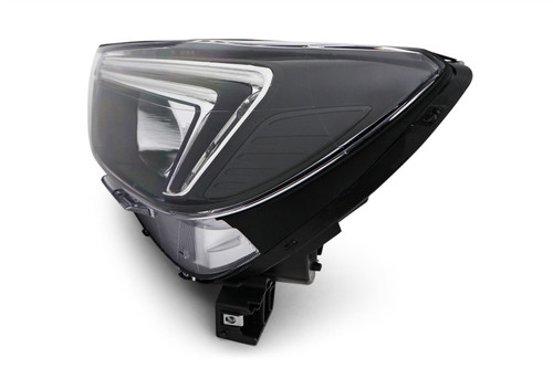 Headlight left halogen black LED DRL Vauxhall Mokka 16-19