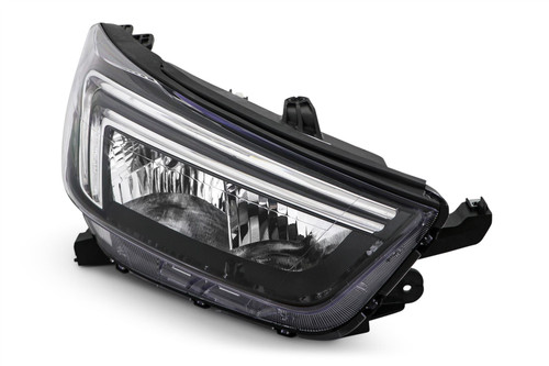 Headlight right halogen black LED DRL Vauxhall Mokka 16-19