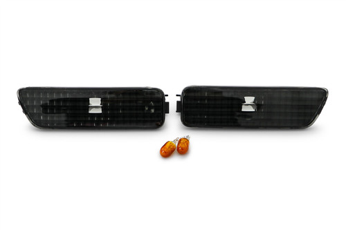 Side marker set crystal black  VW Golf Bora 