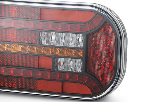 Rear light right LED rectangular reflector 