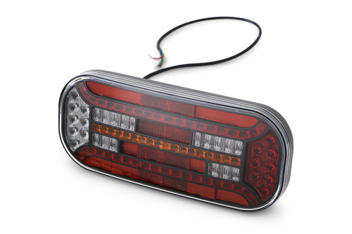 Rear light right LED rectangular reflector 