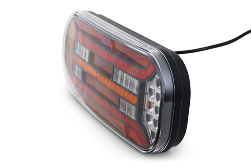 Rear light left LED triangle reflector 