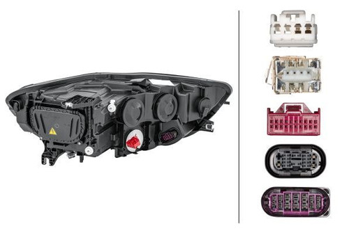 Audi A6 Allroad Headlight Left 12-18 OEM Hella