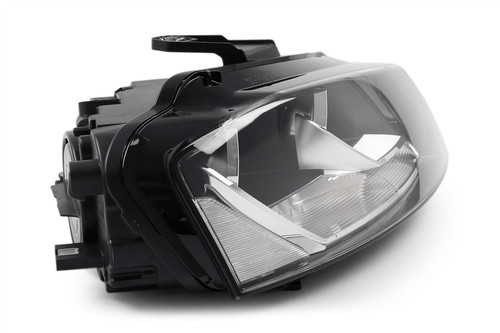 Headlight right black Audi A3 08-12