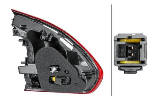 Rear light right LED Peugeot 2008 17-19