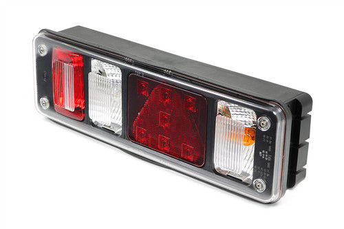 Rear light right triangle reflector trailer lorry Krone Fruehauf Feldbinder Reisch DAF