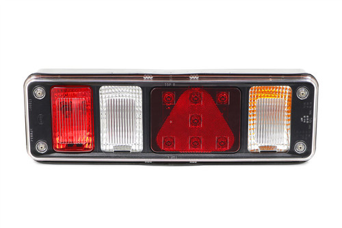 Rear light right triangle reflector trailer lorry Krone Fruehauf Feldbinder Reisch DAF 