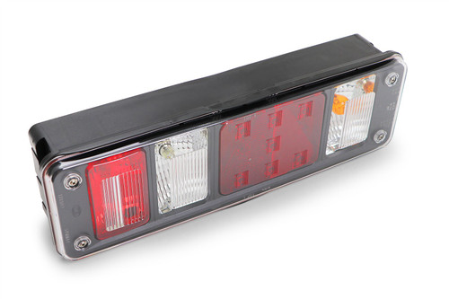 Rear light right triangle reflector trailer lorry Krone Fruehauf Feldbinder Reisch DAF