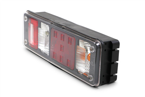 Rear light right triangle reflector trailer lorry Krone Fruehauf Feldbinder Reisch DAF