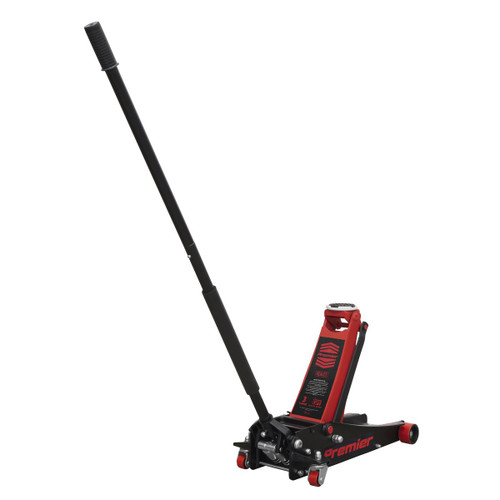 Sealey 3040AR Trolley Jack 3 Tonne Low Profile Rocket Lift Red