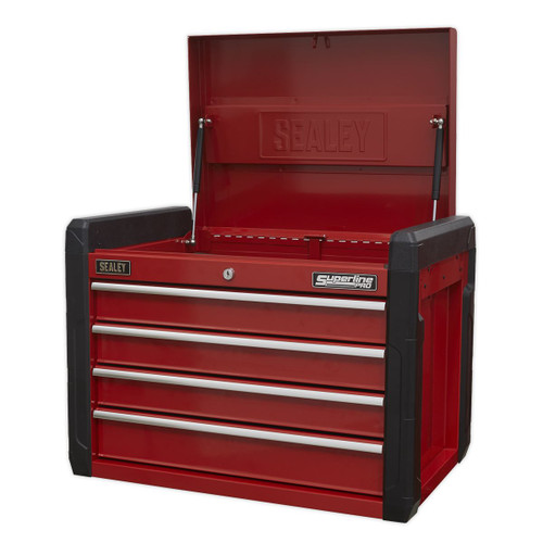 Sealey AP3401 Topchest 4 Drawer with Ball-Bearing Slides