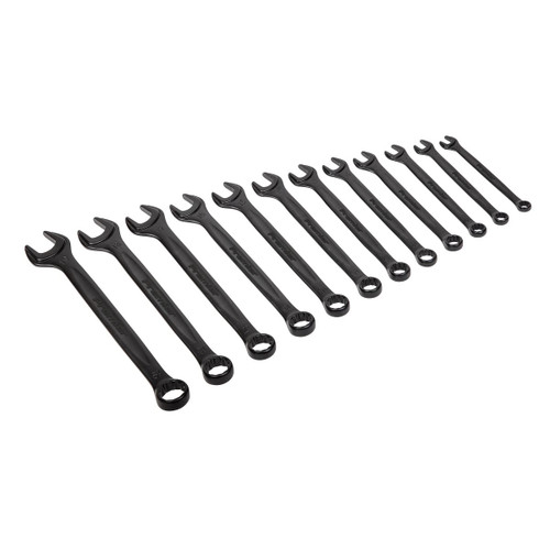 Sealey AK63263B Combination Spanner Set 12pc Metric - Black Series