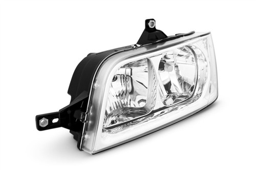 Headlight left chrome Fiat Ducato 02-05 