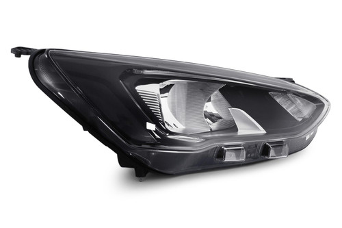 Headlight right black with LED DRL Ford Focus MK4 18- 