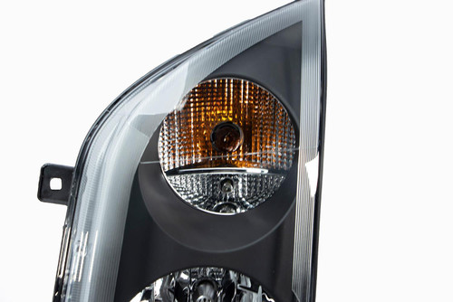 Headlight left black VW Crafter 06-12