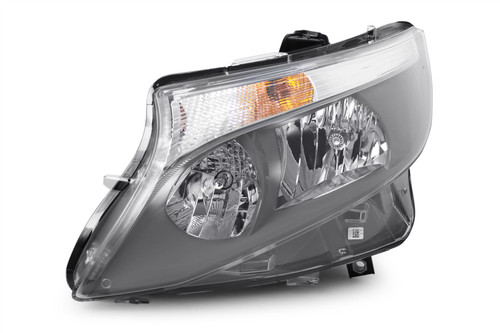 Headlight right Mercedes Benz Vito 15-17