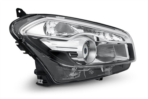 Headlight right xenon Nissan Qashqai 10-13 Hella
