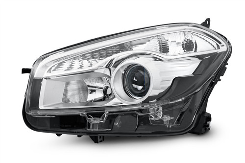 Headlight left xenon Nissan Qashqai 10-13 Hella