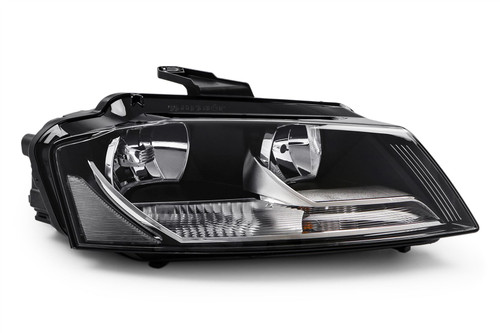 Headlight right black Hella Audi A3 08-12