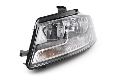 Headlight left black Hella Audi A3 08-12