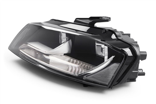 Headlight left black Hella Audi A3 08-12