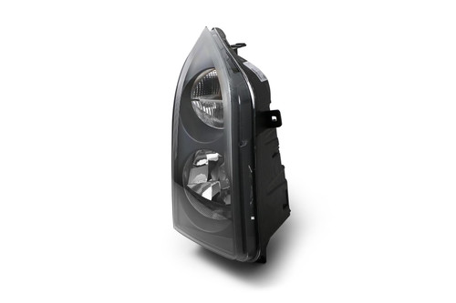 Headlight right black with DRL VW Crafter 13-16
