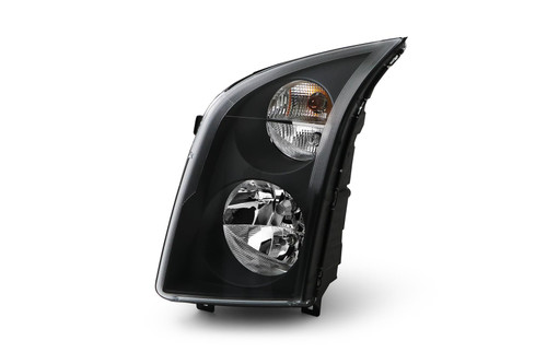 Headlight left black with DRL VW Crafter 13-16