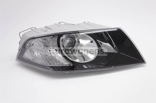 Headlight right projector black Skoda Octavia 05-08