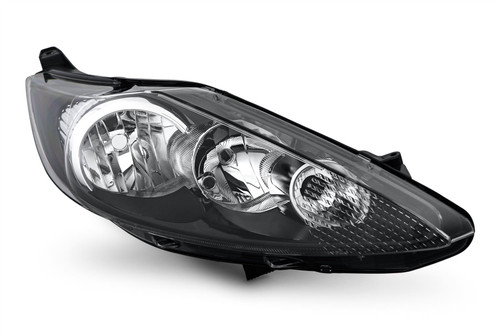 Headlight black right Ford Fiesta 08-16
