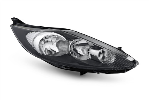 Headlight black right Ford Fiesta 08-16