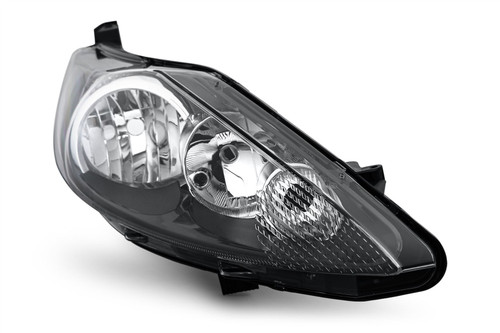 Headlight black right Ford Fiesta 08-16