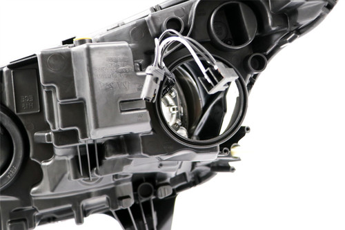 Headlight right black Ford Transit Connect 14- Valeo