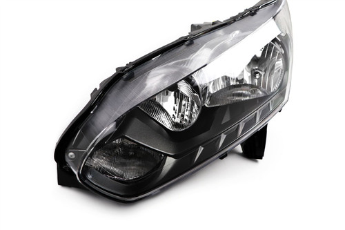 Headlight left black Ford Transit Connect 14- Valeo